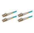 SpeedyFiberTX 2-Pack 2.5 Meter Multimode 10G OM3 50/125 Fiber Optic Patch Cable by SpeedyFiberTX