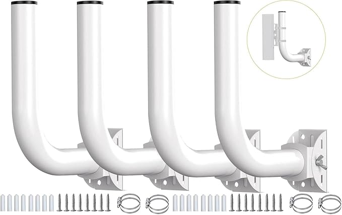 Networks Pole Mount Bracket, Universal 150° Adjustable Pole & Wall Mount by kdraco
