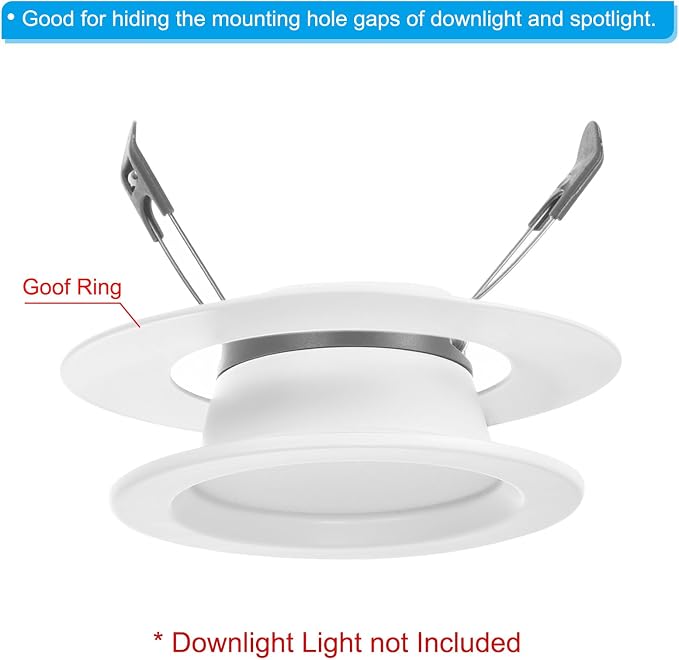 PATIKIL 4.1" ID 5.9" OD Light Trim Ring - Image 3
