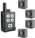 HTZSAFE Portable Outdoor Perimeter Alarm System- 1/4 Mile Waterproof Wireless by HTZSAFE