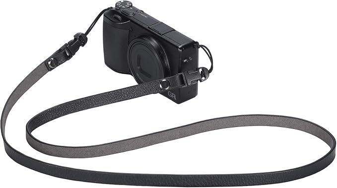 Vintage Minimalist Leather Camera Neck Shoulder Strap by DBZZ