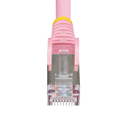 StarTech.com 25ft Pink CAT6a Ethernet Cable, Snagless RJ45, 100W PoE++ - Image 4