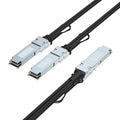200GbE to 2x100GbE Splitter DAC, QSFP56 to 2xQSFP56, by 10Gtek