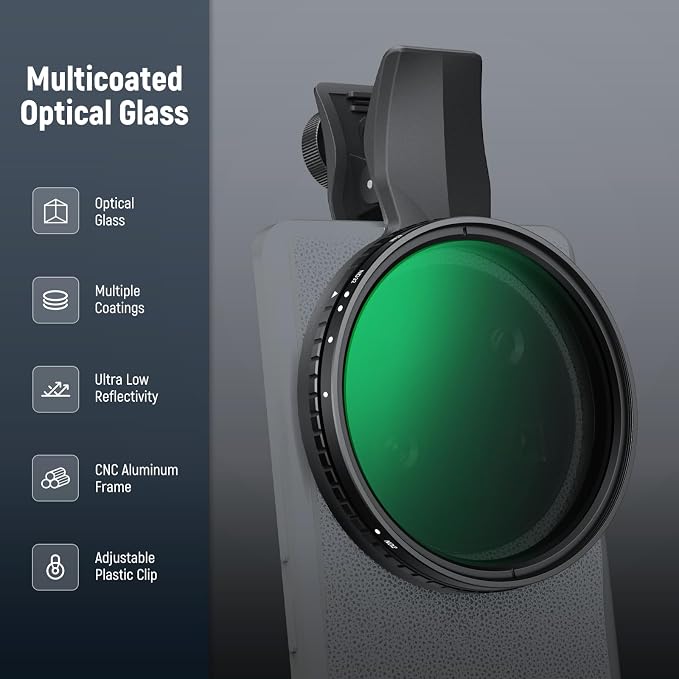 NEEWER 67mm Variable ND Filter Set Compatible - Image 8