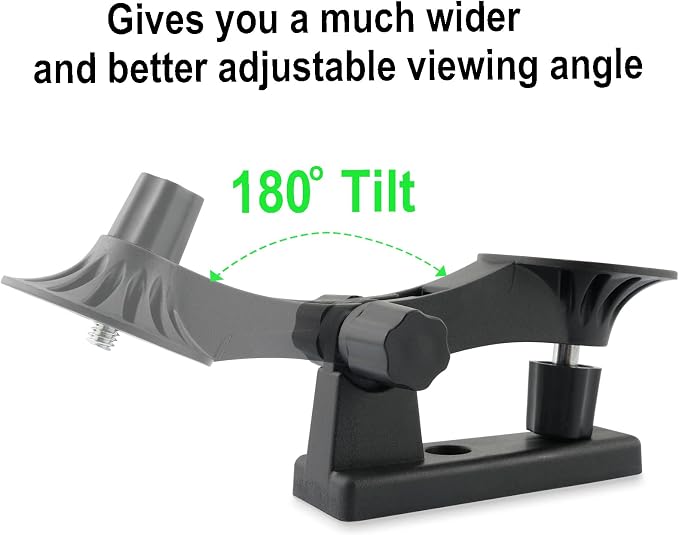 2-Pack Wall Mount Compatible for Blink Mini Pan-Tilt Mount for Ceiling Black - Image 3