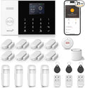 LWOHSI Wireless Alarm System, DIY 4G/WiFi Home Security Systems, Phone APP Alert by LWOHSI