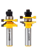 YONICO Router Bits Set Rail and Stile 2 Bit Junior Ogee 1/2-Inch Shank 12271 by Yonico