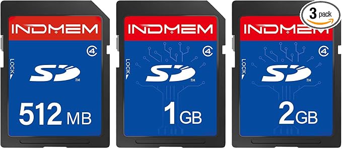 SD Card 2GB +1GB + 512MB, Class 4 Flash Memory Card 2G SLC Standard Secure by Brand