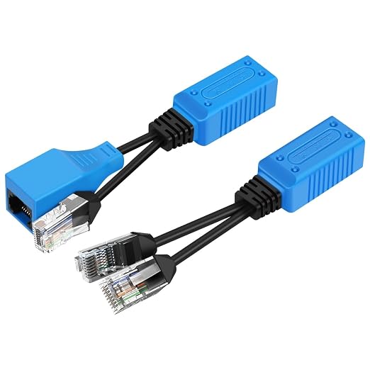 TNP RJ45 Ethernet Cable Combiner/Splitter Kit, 2 Male to 1 Female & 1 Male to 1 by TNP+Products