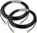 Bingfu WiFi Antenna Extension Cable 2-Pack RP-SMA Male to RP-SMA Female by Bingfu-AntennasConnectivity