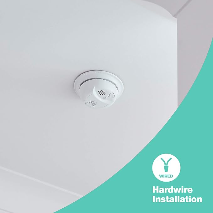 FIRST ALERT BRK SC9120B-3 Hardwired Smoke and Carbon Monoxide Detector - Image 4