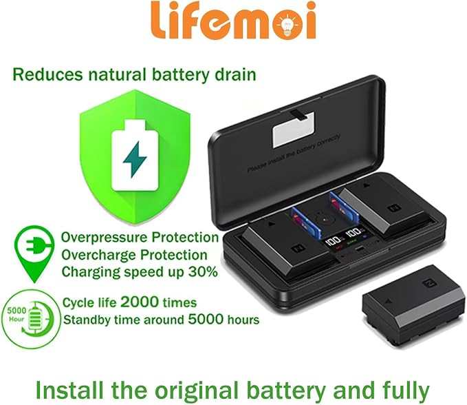 BLN-1 Camera Battery Multifunctional Charger Set Compatible - Image 3