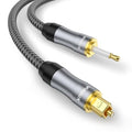 VANAUX Toslink to Mini Toslink Digital Optical Cable, S/PDIF Fiber Optic Audio by VANAUX