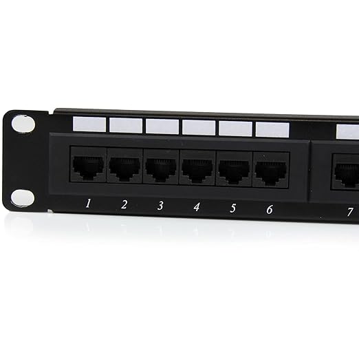 StarTech.com 24 Port 1U Rackmount Cat 6 110 Patch Panel - Image 4