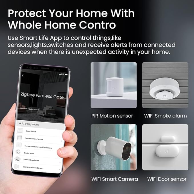 ZigBee 3.0 Hub WiFi & Bluetooth Dual Mode Gateway, Only - Image 5