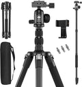 SIRUI Camera Tripod & Monopod Stand, 78.7" Tall Aluminum Detachable Tripod by SIRUI