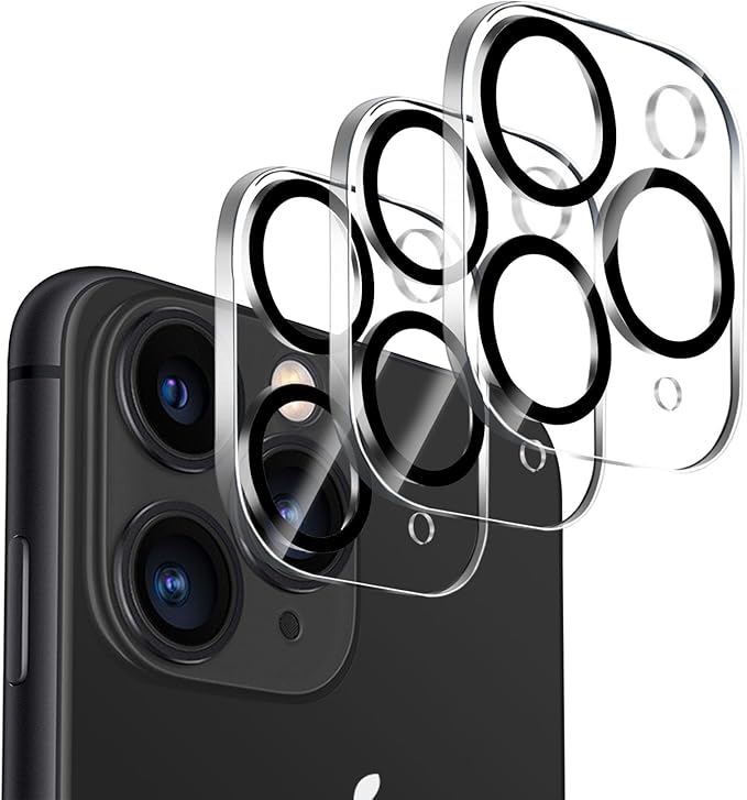 Dengduoduo 3 Pack Tempered Glass Camera Lens Protector by Dengduoduo