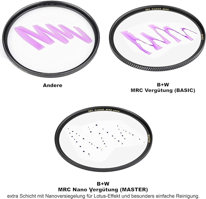 B+W 58mm Master Clear MRC Nano 007M Glass Filter - Image 6