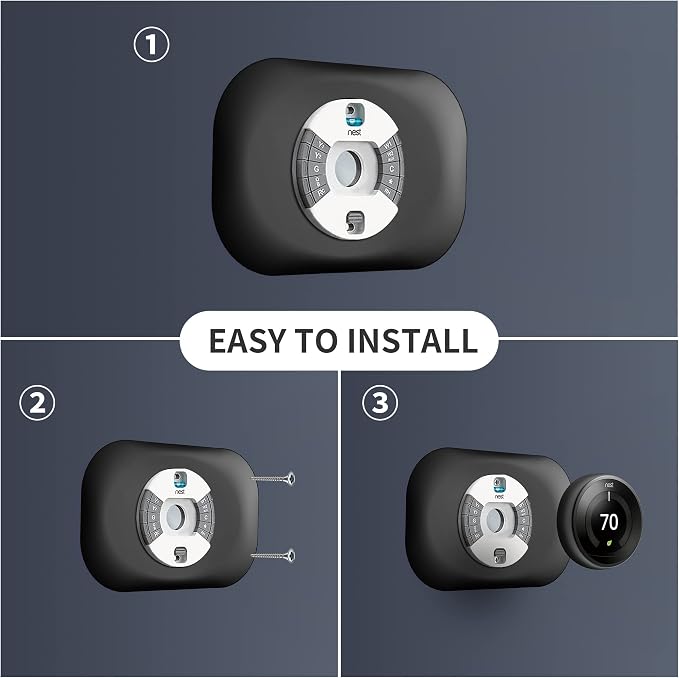 Compatible with Google Nest Thermostat 1st/2nd/3rd Wall Plate Cover - Image 5