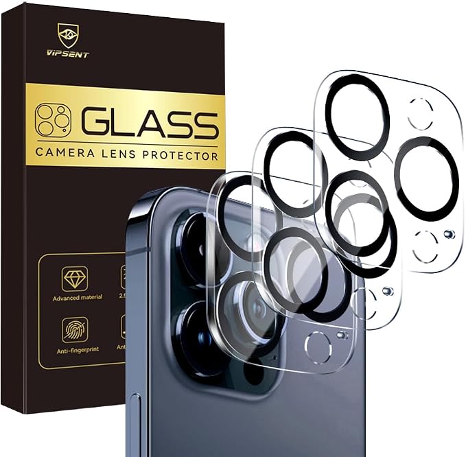Camera Lens Protector for iPhone 14 Pro 6.1" ＆ iPhone 14 Pro Max 6.7", 9H by Vipsent