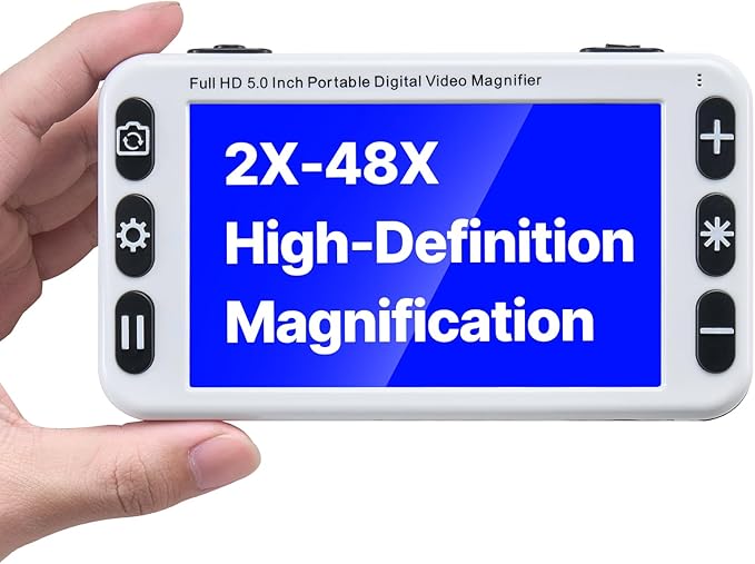 VEVOR Portable Digital Magnifier, 5-inch HD Electronic Video Magnifier by VEVOR