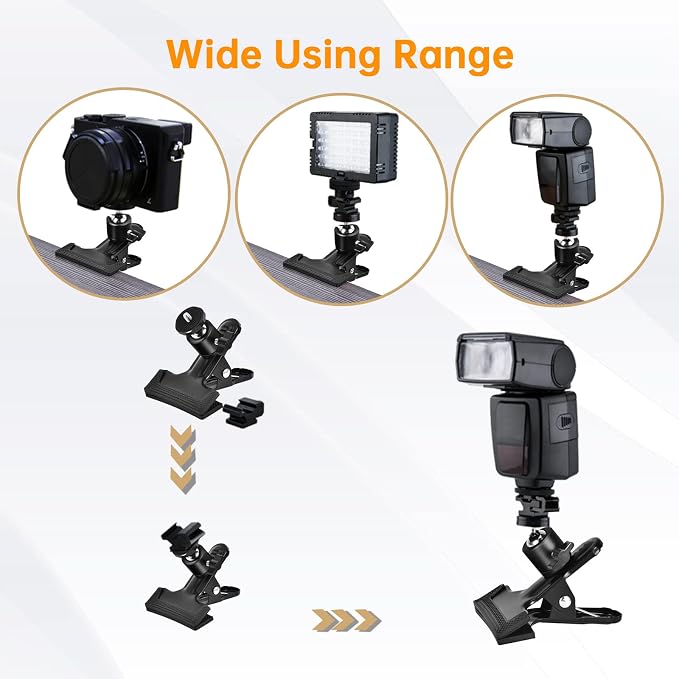 UTEBIT Heavy Duty Tripod Camera Mount Clip - Image 5