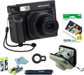 FujiFilm Instax Wide 400 Black Instant Camera Bundle by FUJIFILM