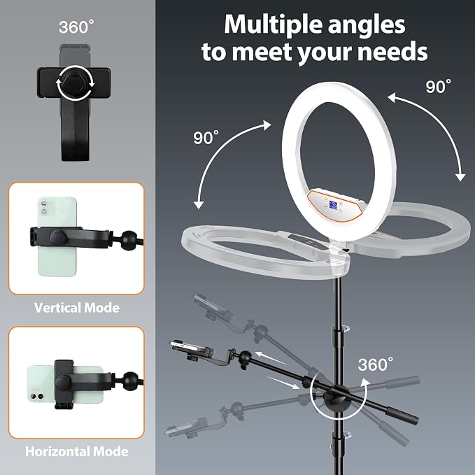 Ring Light 22inch Kit: Ring Light Tripod - Image 5