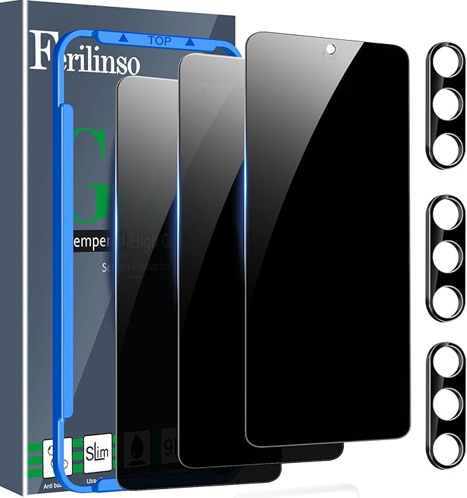 Ferilinso 3 Pack Privacy Screen Protector by Ferilinso