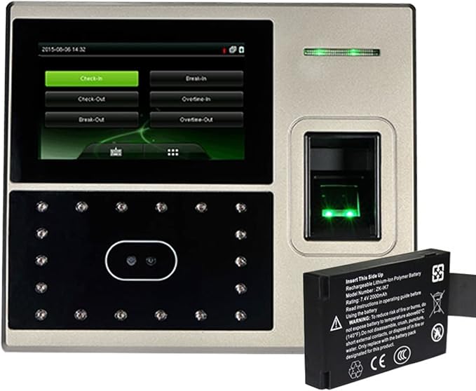 UFace800 Linux System TCP/IP Biometric Fingerpint Face Facial Recognition Time - Image 2