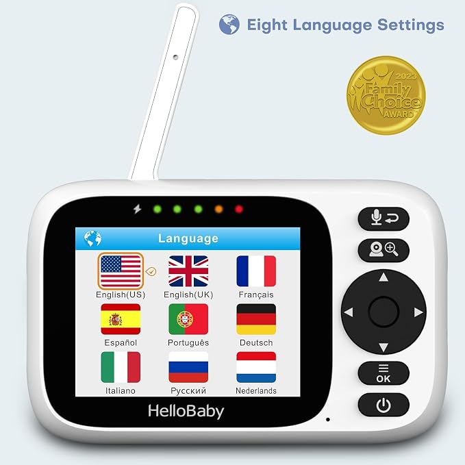 HelloBaby Monitor No WiFi Video Baby Monitor - Image 9