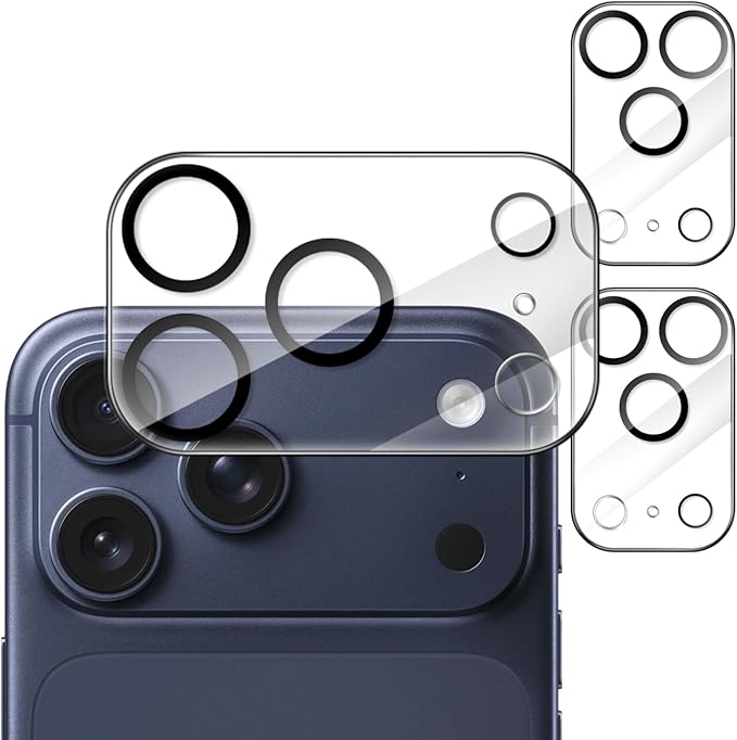 JETech Camera Lens Protector for iPhone 17 Pro Max 6.9-Inch, 9H Tempered Glass by JETech