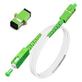 SC/APC to SC/APC Fiber Optic Internet Cable, Armored Single Mode Patch Cable by Bangun