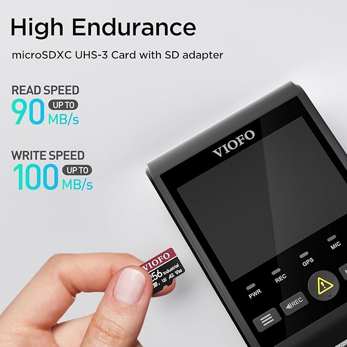 VIOFO 256GB Industrial Grade High Endurance microSDXC Card - Image 2