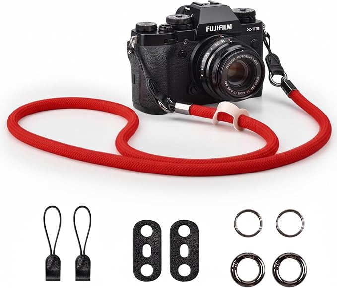 VOVMOEYA Nylon Braided Camera Rope Strap, Camera Neck Shoulder Strap by VOVMOEYA
