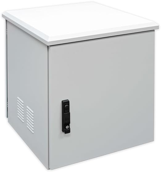 Electriduct 15U Outdoor Cabinet 21.6 Inch Depth IP55 Weather Resistant by Electriduct