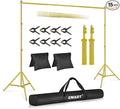 EMART Backdrop Stand 10x7ft Photo Studio Adjustable Background Stand Support kit by EMART