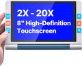 VEVOR Portable Digital Magnifier, 8-inch Touchscreen Electronic Video Magnifier by VEVOR