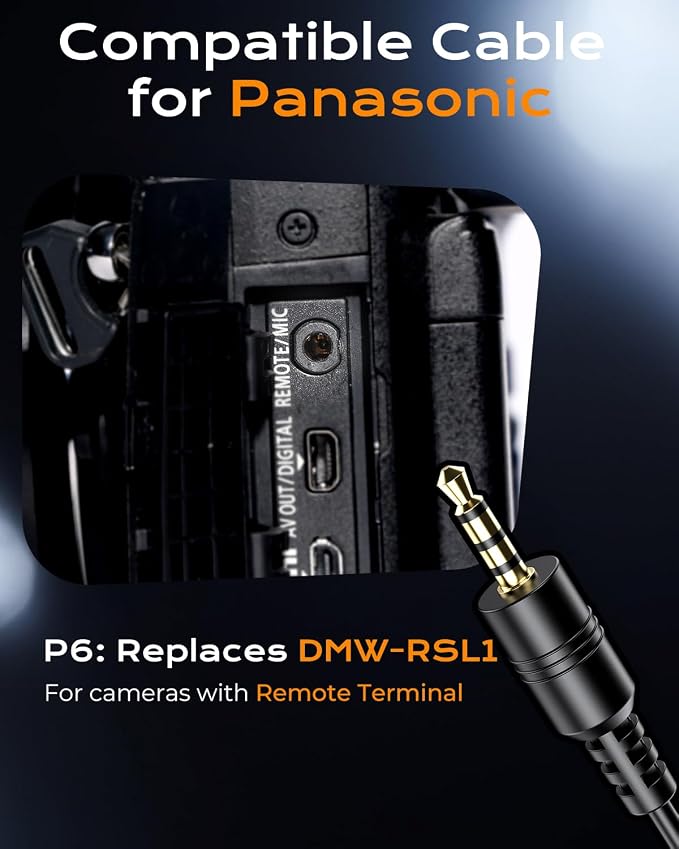 for Panasonic LUMIX Camera Rechargeable Remote Shutter Release - Image 7