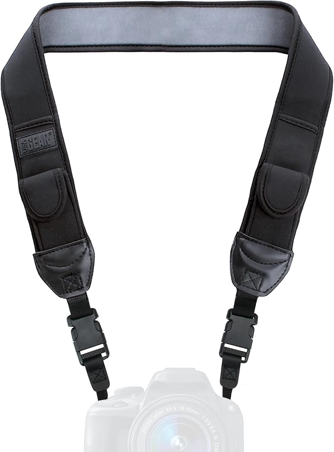 USA Gear TrueSHOT Camera Strap Neoprene Camera Straps by USAGEAR