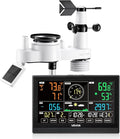 VEVOR 7-in-1 Wireless Weather Station, 7.5-Inch VA Display, Solar Powered by VEVOR