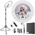 18 Inch Ring Light Kit, 55W Dimmable LED Light, Tripod Stand, Remote Controller by xianyanbao