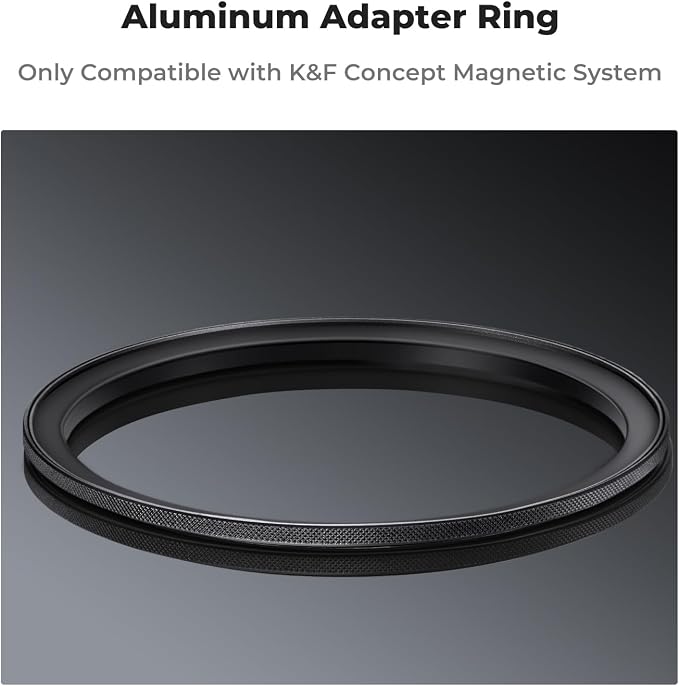 K&F CONCEPT 52-82mm Magnetic Filter Adapter Ring, - Image 4