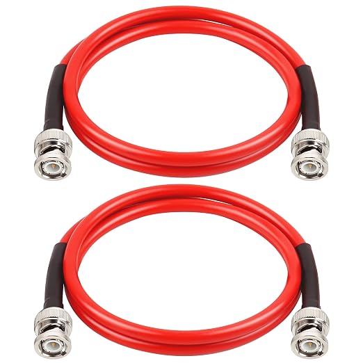MOOKEERF BNC Male to Male Coaxial Cable 50 Ohm Ultra Low Loss RG8X by MOOKEERF