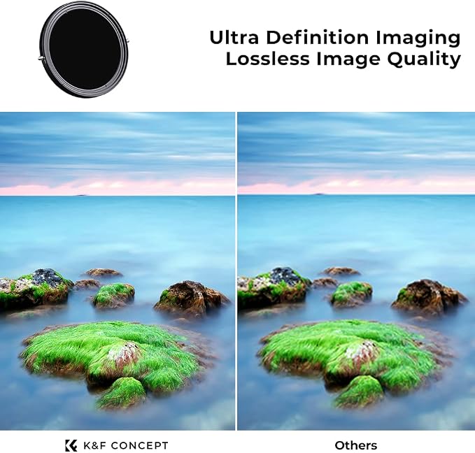 K&F CONCEPT 40.5mm Variable Fader ND2-ND32 ND Filter and CPL Circular - Image 5