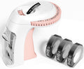 Embossing Label Maker Manual, Vintage Embossed Label Maker Pink, Retro Embosser by EazeID