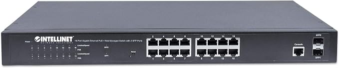 Intellinet 16 Port Gigabit Managed PoE Switch - Image 6