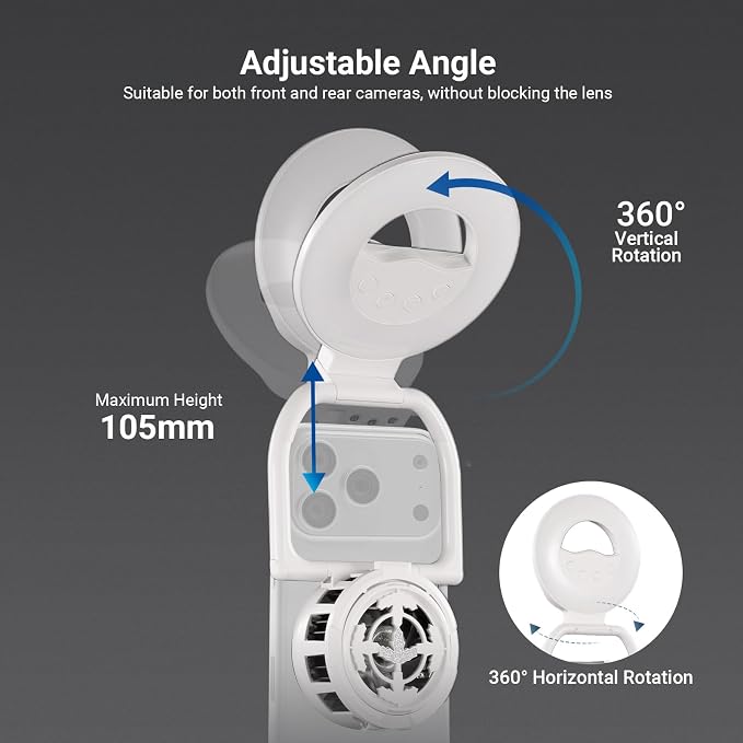 NEEWER Entry Level Version N36 Magnetic Selfie Ring Light & Phone Cooler - Image 4