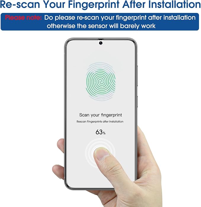 amFilm Auto-Alignment OneTouch for Samsung Galaxy S24+ Plus 6.7" Screen - Image 7