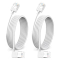 Ultra Thin Cat 6A Ethernet Cable 90° Degree Right Angled 1.6 Feet 2Pack by DUTEVOLNS